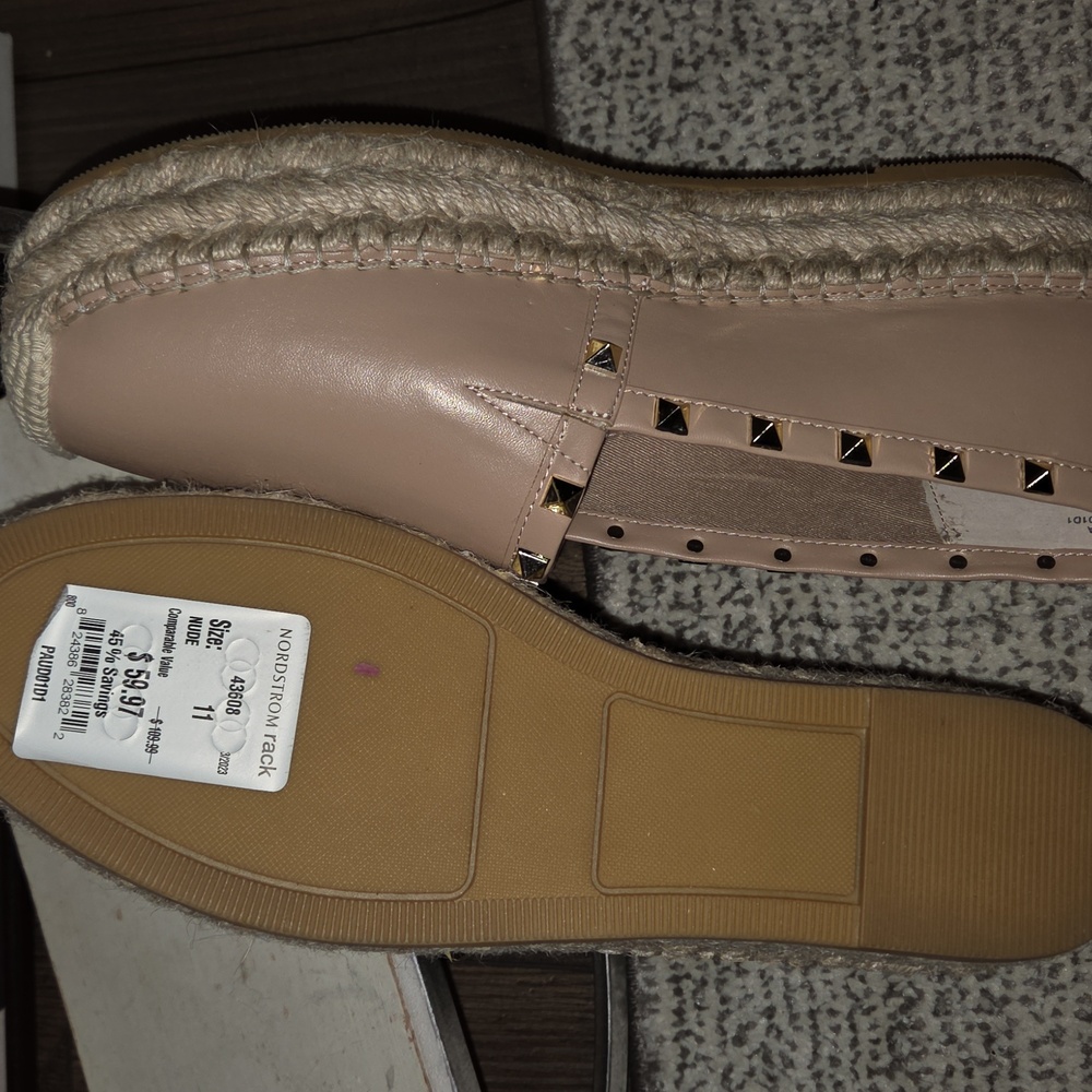 Steven New York Lambskin Espadrilles sz 11 - Picture 7 of 7